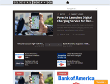 Tablet Screenshot of globalbrandsmagazine.com